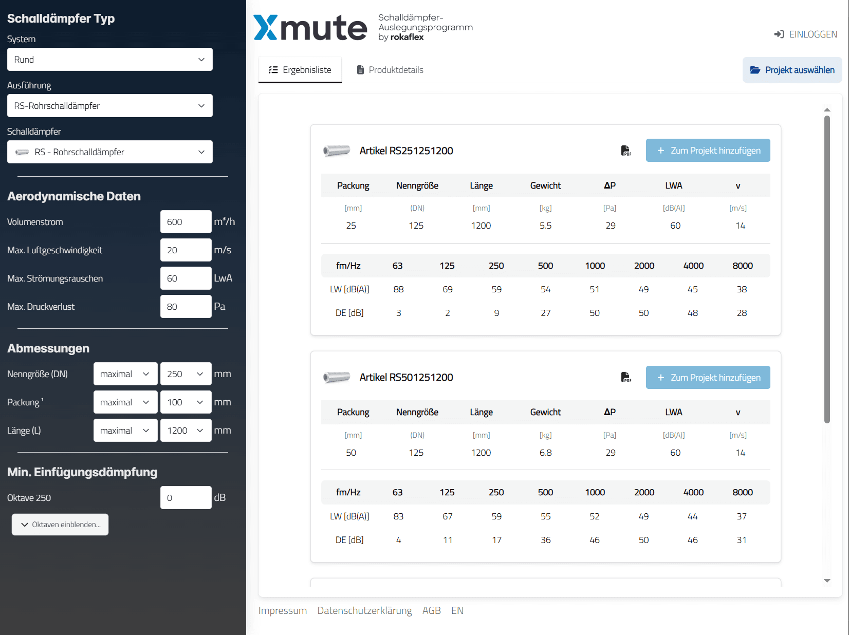 XMute Silencer-Konfigurator - Schalldämpfer online konfigurieren